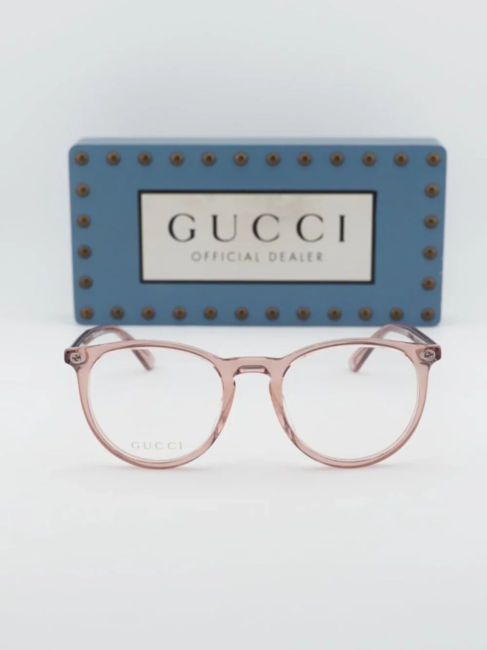Gucci GG0027O 019 Women Round Eyeglasses 50mm - Pink - Picture 6 of 11